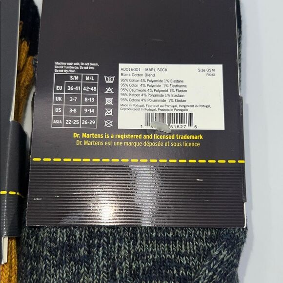 DR MARTENS Mark Socks Lot of 3- S/M NEW! - Picture 8 of 8